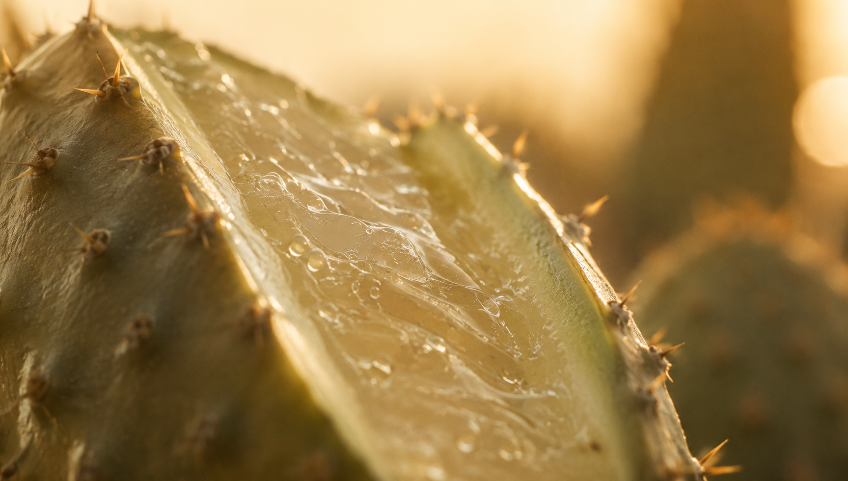 LACCIMTE — cactus gel macro texture study